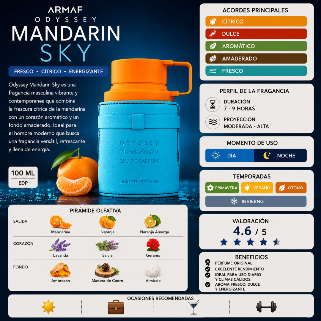 Armaf Odyssey Mandarin Sky EDP 100 ml