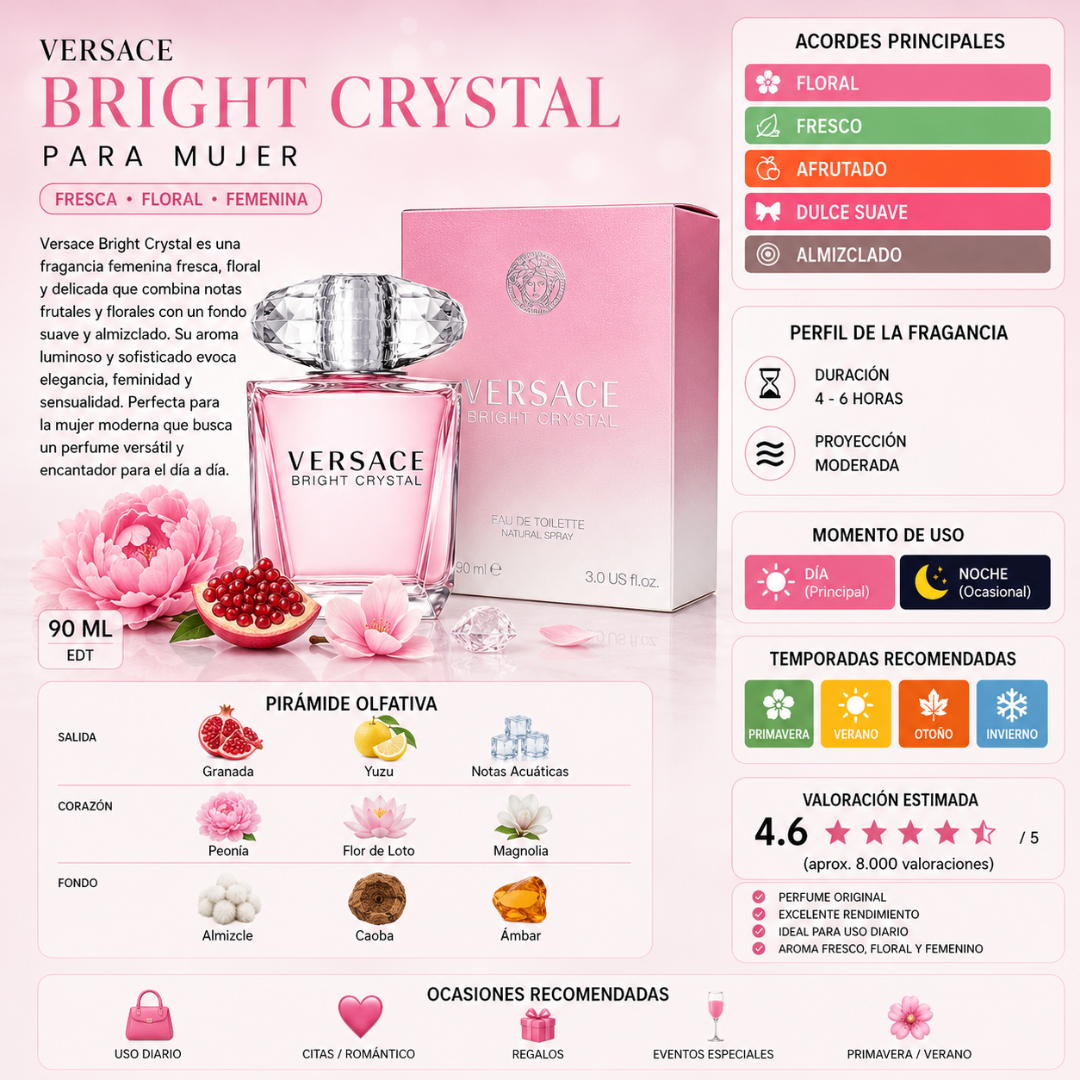 Versace Bright Crystal EDT 90ml