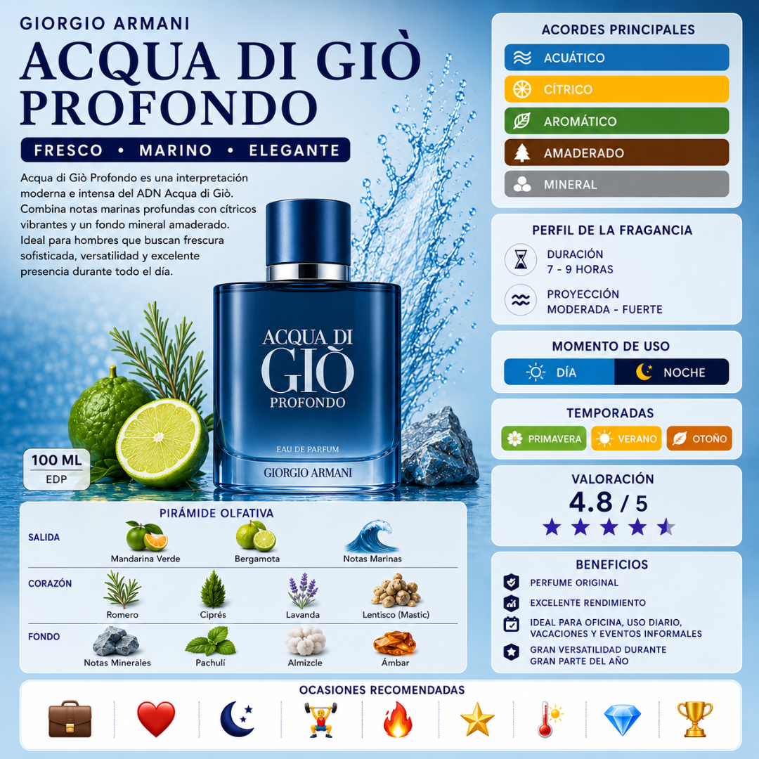 Armani Acqua di Gio Profondo EDP 100 ml