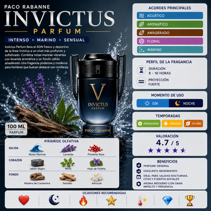 Paco Rabanne Invictus Parfum 100 ml
