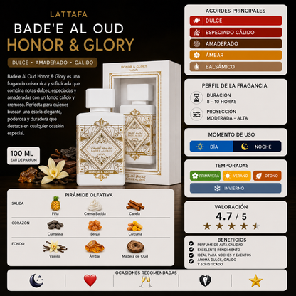 Bade'e Al Oud Honor & Glory EDP 100 ml
