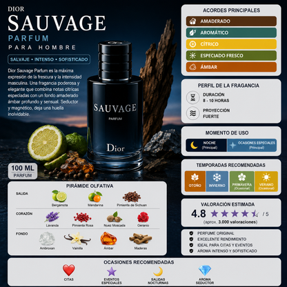 Dior Sauvage Perfum 100 ml