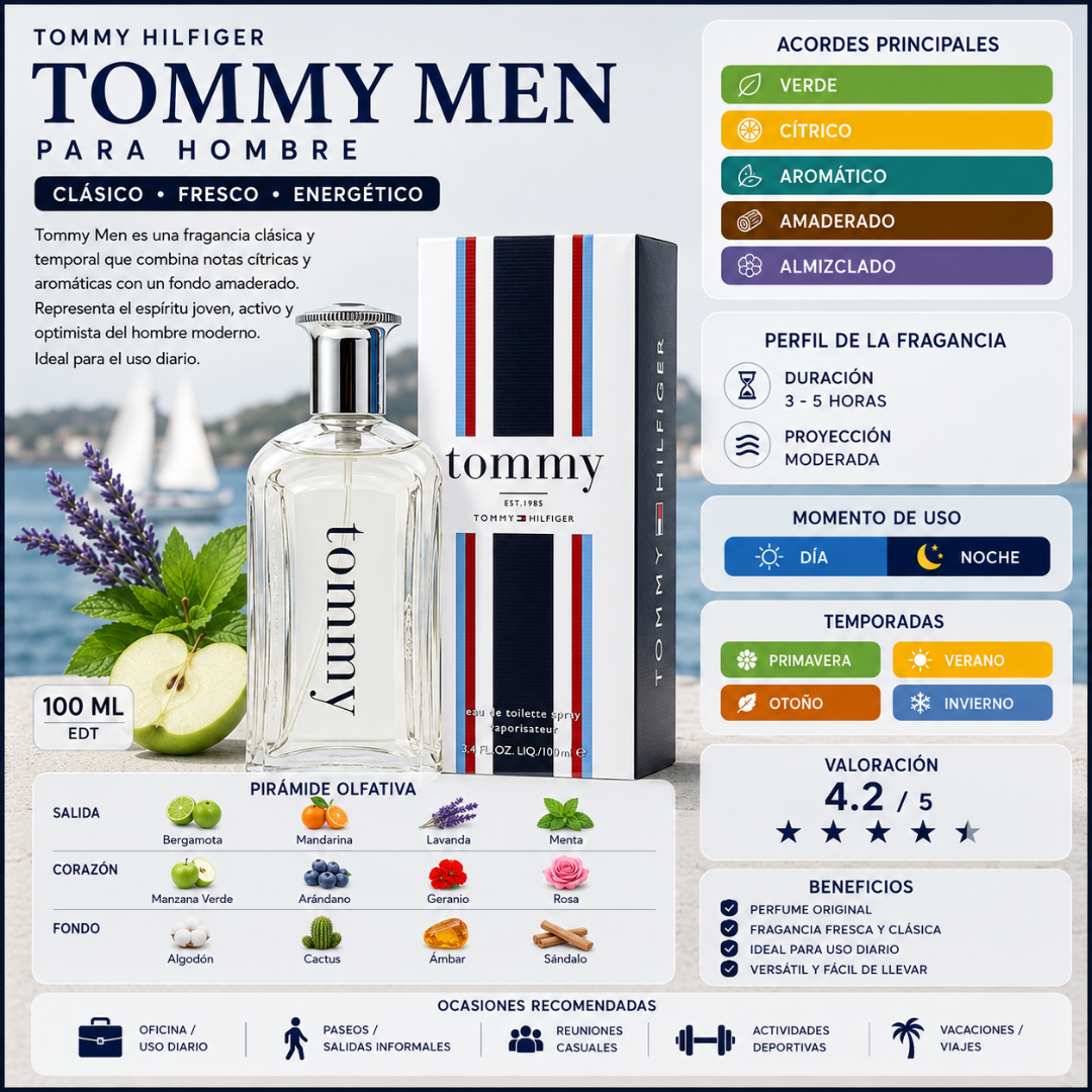 Perfume Tommy Men EDT 100 ML