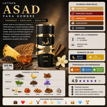 Lattafa Asad EDP 100 ML